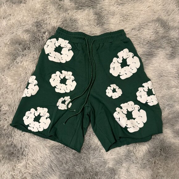 Denim Tears Other - Denim Tears The Cotton Wreath Green Shorts Size Medium